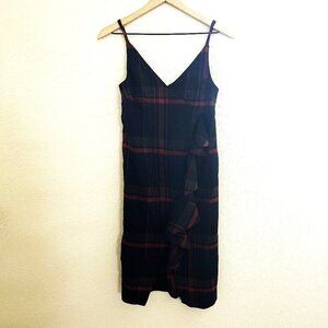 BP Plaid Flannel Sleeveless Dress XXS